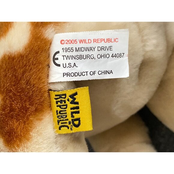 VTG Wild Republic Baby Giraffe Sitting Plush Stuffed Zoo Safari Animal 2005 - Picture 4 of 8
